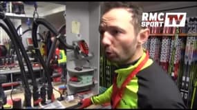 Le camion de fartage de l'équipe de France de ski nordique