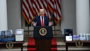 Donald Trump à la Maison Blanche, le 11 mai.