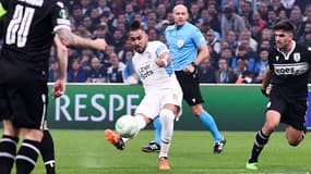 Dimitri Payet lors de OM-PAOK, le 7 avril 2022