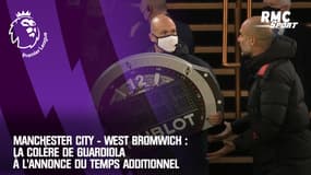 Manchester City - West Bromwich : La colère de Guardiola à l'annonce du temps additionnel