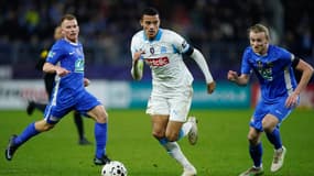 Mason Greenwood lors du match Bayeux-OM (0-9, Coupe de France), le 13 janvier 2026