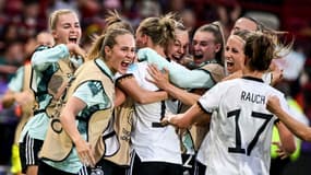 L'Allemagne contre l'Espagne lors de l'Euro 2022