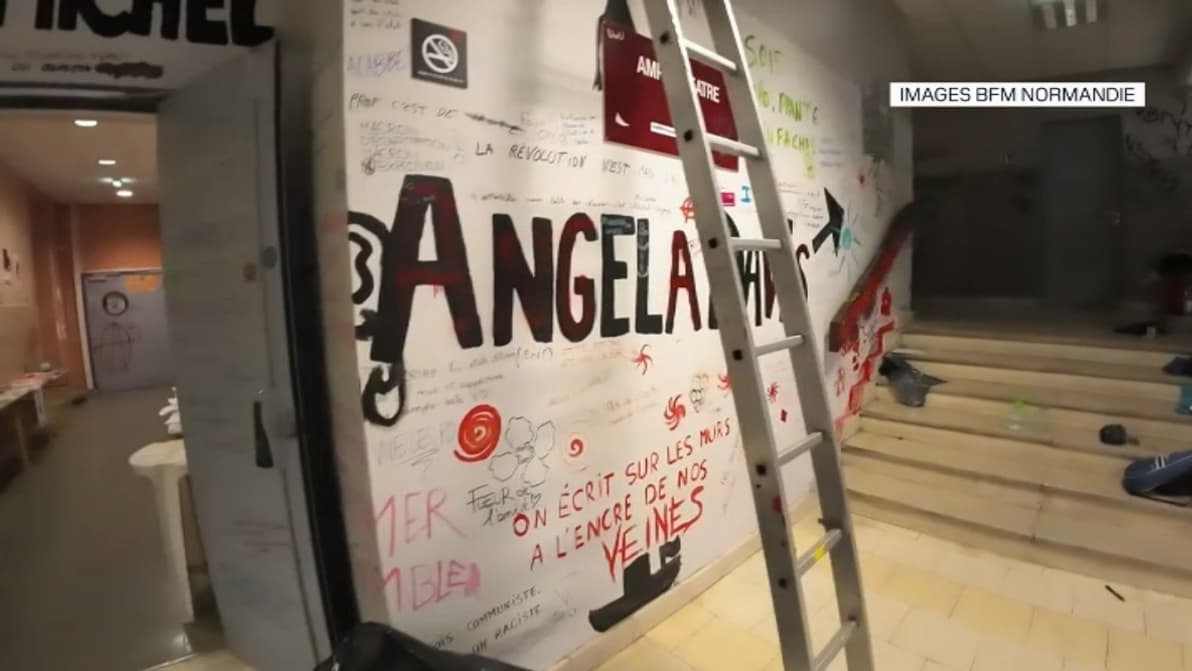 Les images des importantes dégradations à l'université de Caen après six semaines d'occupation