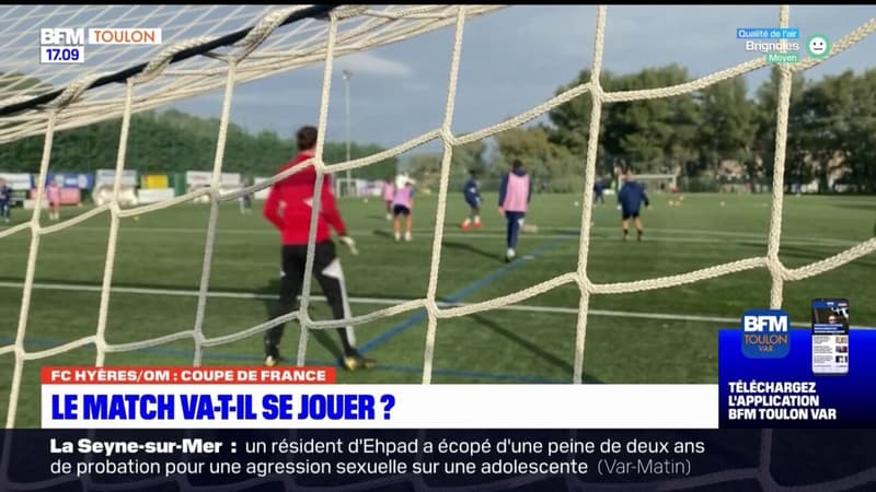 Coupe de France: le FC Hyères se prépare à affronter l'OM