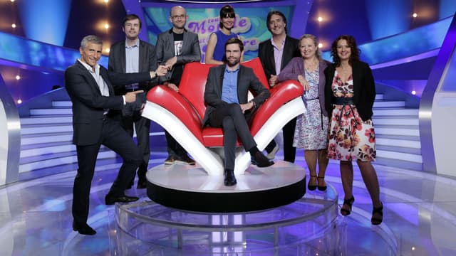 Nagui et les candidats de Tout le monde veut prendre sa place.