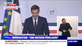 "Aborder le thème de l'immigration était, nous le savions, une mission périlleuse", estime Olivier Véran 