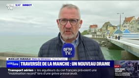 "C'est une épreuve dure à accepter, douloureuse" indique Jean-Luc Dubaele, maire de Wimereux, après la mort de cinq migrants dans la Manche