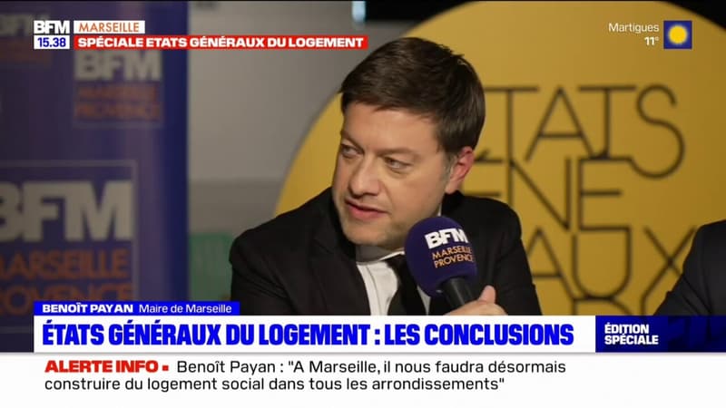 Etats généraux du logement à Marseille: le maire revient sur ce qu'il faut retenir sur les États généraux du logement