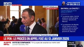 Marine Le Pen jugée en appel en janvier 2026 : "Nous attendons ce jugement avec sérénité et confiance", déclare Laurent Jacobelli, porte-parole du RN
