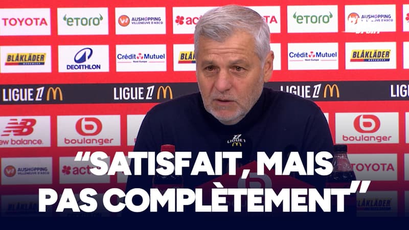 Lille 6-1 Metz : "Satisfait, mais pas complÃ¨tement" tempÃ¨re Genesio
