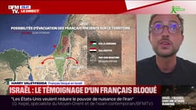 "On a l'impression d'être délaissés": ce Français, bloqué en Israël, témoigne sur BFMTV