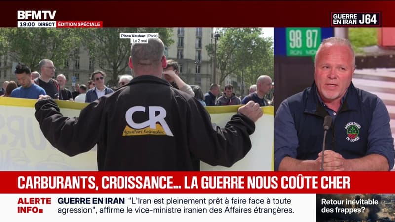 Prix des carburants: "On est écouté, mais on n'est pas entendu", dénonce Patrick Legras, président de la Coordination Rurale des Hauts-de-France