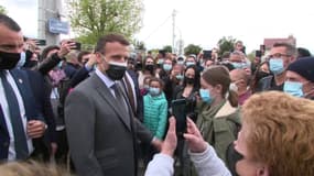 Emmanuel Macron: "Jusqu'à la fin du mois de juin, il faut garder le masque"
