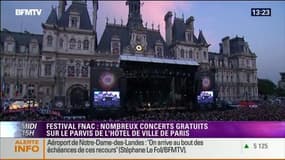 Gros plan sur le Festival FNAC Live à l''hôtel de ville de Paris