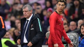 Fernando Santos et Cristiano Ronaldo