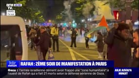 Rafah : deuxième soir de manifestation à Paris - 28/05