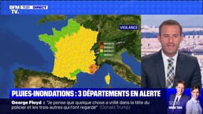 Pluies-inondations: 5 départements en alerte (2) - 04/06