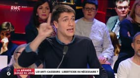 #LoiAntiCasseurs - "On anticipe le fait qu'un manifestant peut avoir un comportement violent, et on le condamne ! Cette loi, c'est Minority Report !   @MaximeLledo #GGRMC 