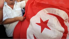 Des manifestants dans les rues de Tunis en octobre 2012