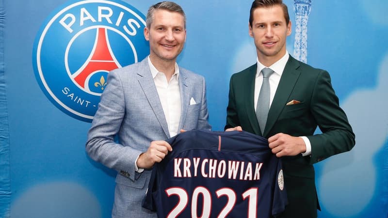 Krychowiak pose avec O.Létang sur Twitter