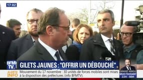 Gilets jaunes: "La responsabilité de la démocratie est d'offrir un débouché", estime François Hollande