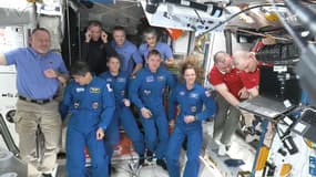 Les membres de l'équipage SpaceX Dragon Crew-10, les astronautes de la NASA Anne McClain et Nichole Ayers, l'astronaute de la JAXA (Agence japonaise d'exploration aérospatiale) Takuya Onishi et le cosmonaute de Roscosmos Kirill Peskov