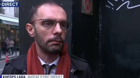 Khéops Lara, avocat d'Éric Drouet sur BFMTV.