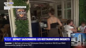 Le départ des saisonniers à l'approche de la rentrée inquiète les restaurateurs 