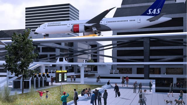 Des avions tractés sur des pistes automatisées, le projet préfigure-t-il l'aéroport de demain?