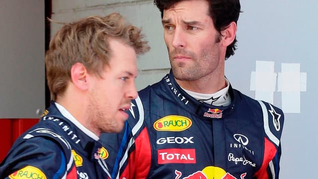Sebastian Vettel et Mark Webber