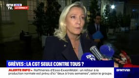 Marine Le Pen: "Vouloir à toute force mettre en œuvre la réforme des retraites m'apparaît déraisonnable"