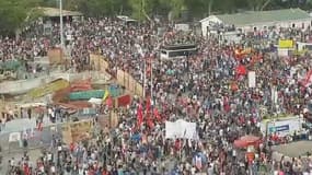 La place Taksim, où toute manifestation qui se respecte doit passer. Le Premier ministre Erdogan voudrait y construire une mosquée.