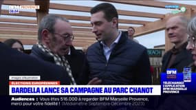 Marseille: Jordan Bardella lance sa campagne pour les Européennes au parc Chanot