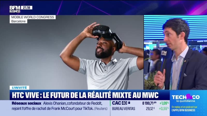 Thomas Dexmier (HTC Vive) : HTC Vive, le futur de la réalité mixte au MWC - 03/03