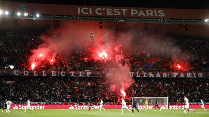 Les fumigènes allumés lors de PSG-Real
