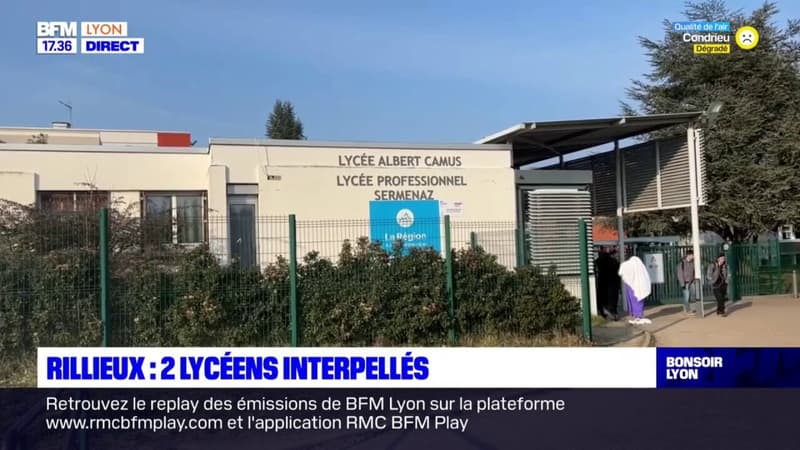 Rillieux : 2 lycéens interpellés