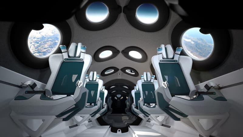 Virgin Galactic a dévoilé l'intérieur de son vaisseau