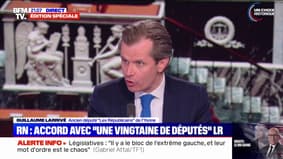 Alliance LR/RN aux législatives: "L'idée de devenir une succursale du Rassemblement national est une faute majeure", pour Guillaume Larrivé (ancien député LR de l’Yonne)