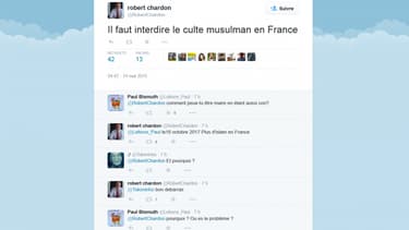Compte twitter de Robert Chardon