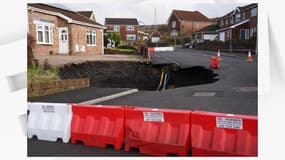 Un trou d'une dizaine de mètre s'est formé début décembre 2024 à Merthyr Tydfil au Pays de Galles.