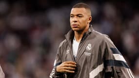 Kylian Mbappé avant le match du Real Madrid pour la troisième journée de Ligue des champions, 22 octobre 2024
