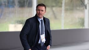 David Lappartient avant la 114e session du CIO à Olympie (Grèce), le 18 mars 2025