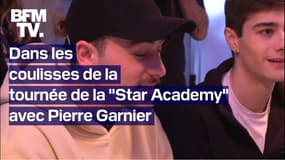  Dans les coulisses de la tournée de la  "Star Academy" avec Pierre Garnier 