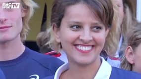 Football / Soirée foot à l'INSEP pour Najat Vallaud-Belkacem - 20/06