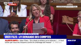 Danielle Simonnet: "Uber a pu s'appuyer sur son VRP en chef, Emmanuel Macron" 
