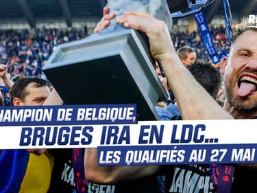 Titré devant l'Union Saint-Gilloise, Bruges ira en Ligue des champions... les qualifiés au 27 mai