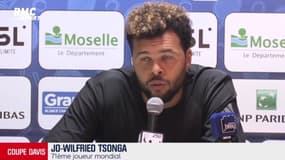 Tsonga a repris la compétition (et rêve de la finale de Coupe Davis)