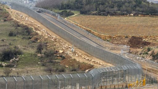 Plateau du Golan près de la frontière israélo-syrienne