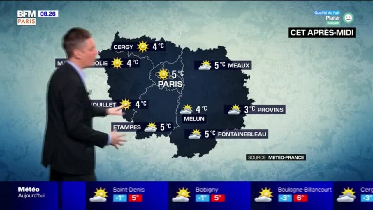 Météo ParisIle de France du 15 janvier Un temps