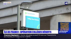 Île-de-France: une opération collèges déserts ce mardi pour demander plus de moyens